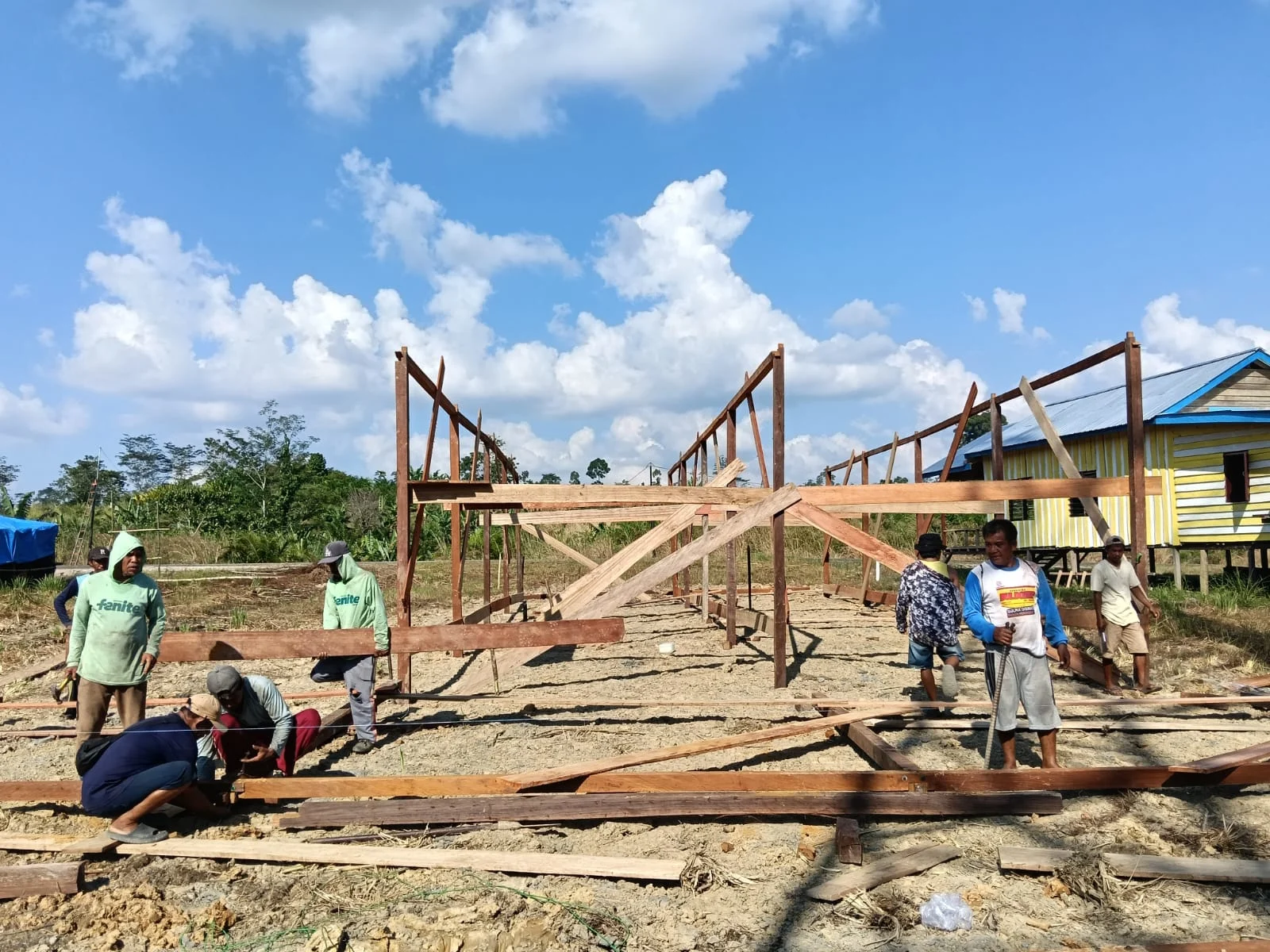 SDN 001 Filial Birang Mulai Dibangun, 6 RKB Ditarget Rampung 2 Minggu