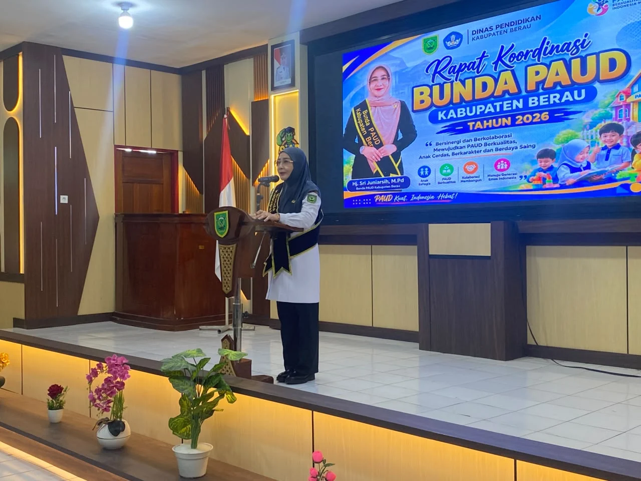 Bupati Berau sekaligus Bunda PAUD Kabupaten Berau, Sri Juniarsih.