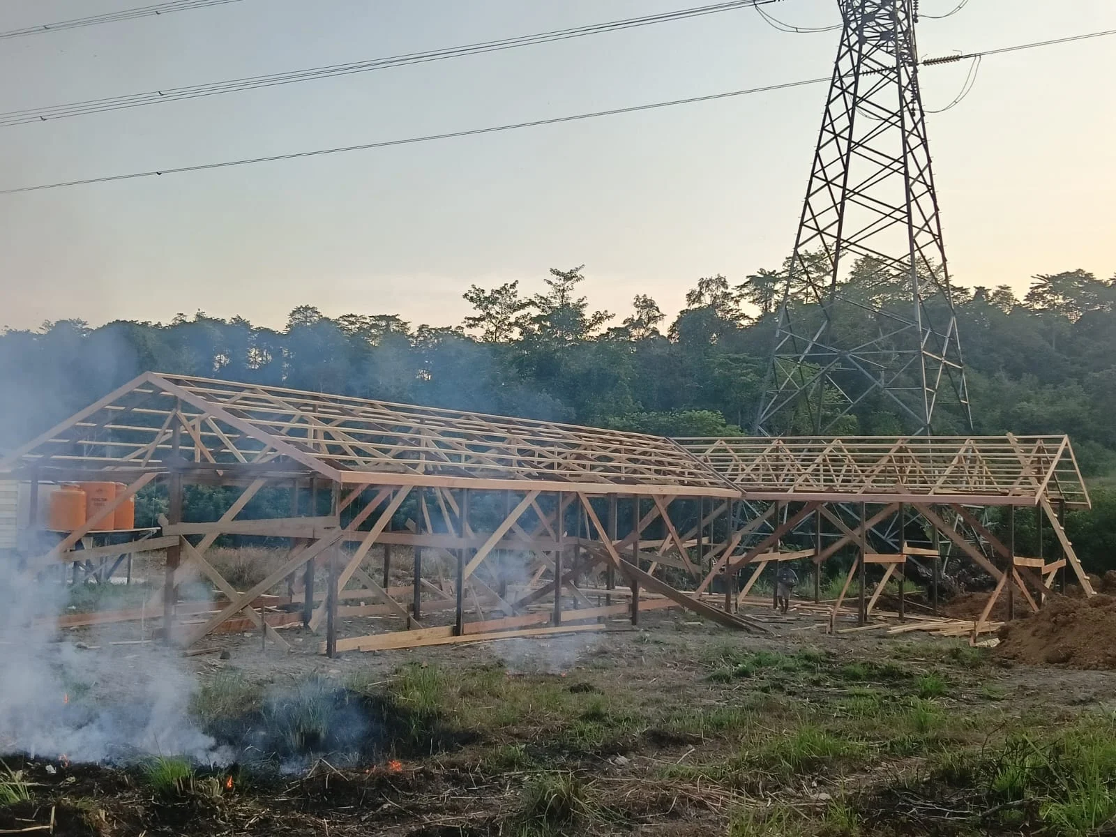 TRH Bantu 3 Bangunan Baru SDN Filial 001 Birang, Bakal Disekat Jadi 6 Kelas
