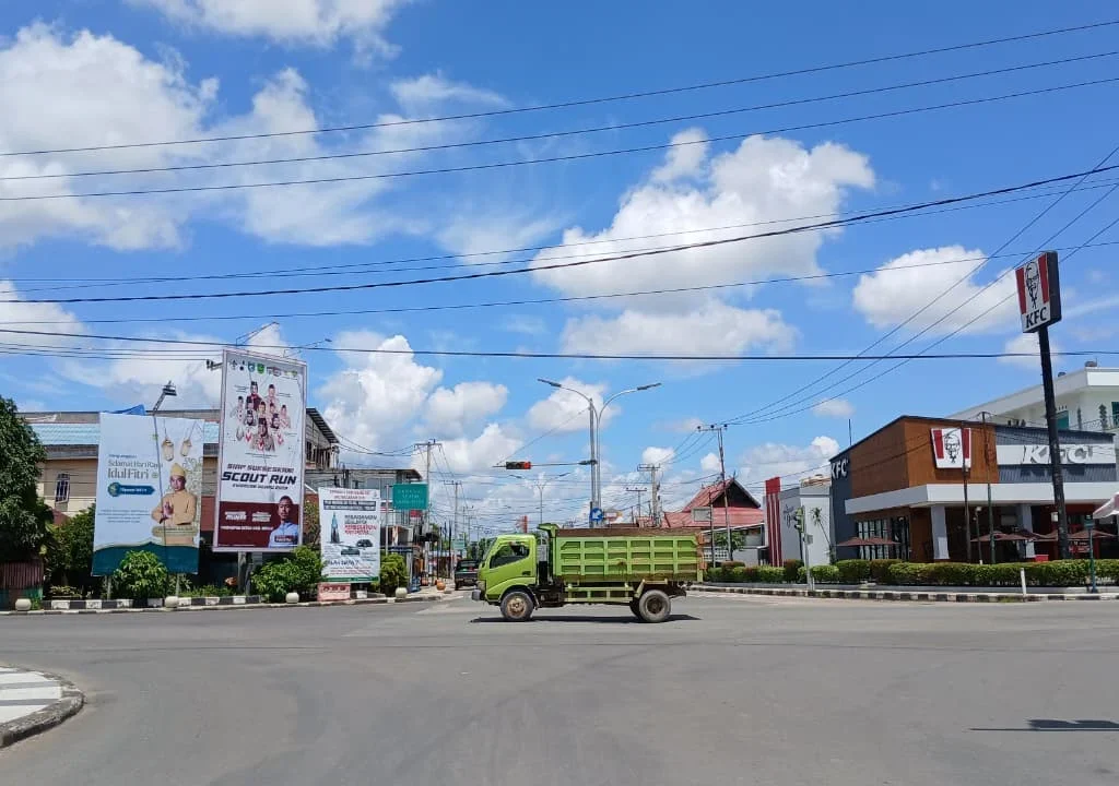 Cuaca panas ekstrem di Tanjung Redeb, Berau. (Adrikni/BT)