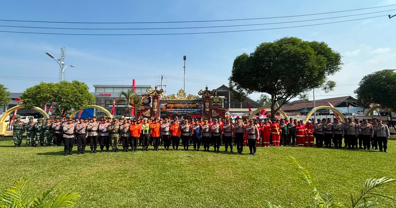 Polres Berau Siapkan 500 Personel Hadapi Karhutla, Warga Diminta Tak Bakar Lahan