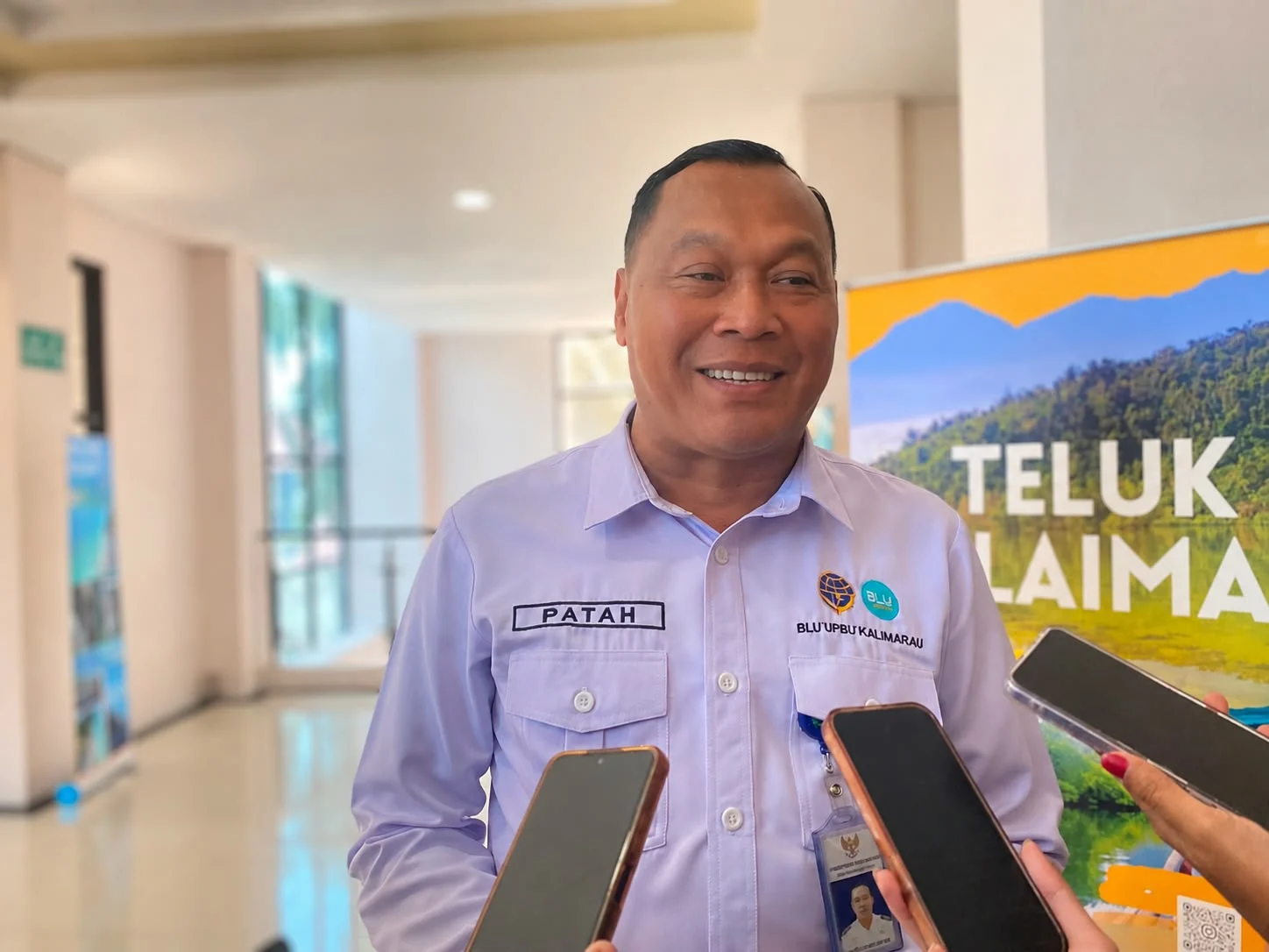 Kepala Bandara Kalimarau Berau, Patah Atabri.