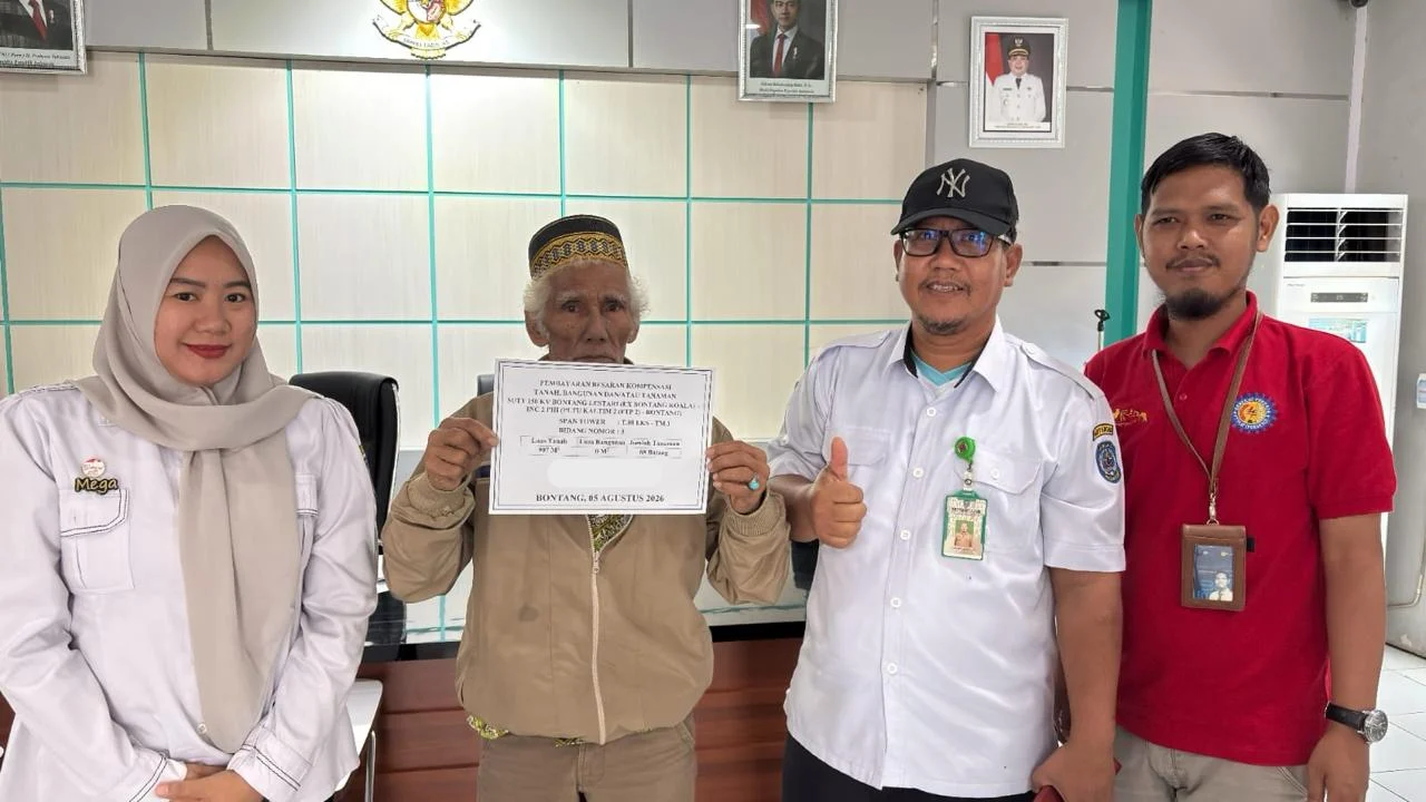 PLN Lanjutkan Tahapan Pemberian Kompensasi ROW SUTT 150 kV Bontang Lestari