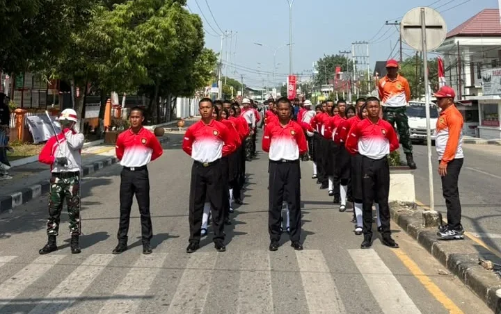 Masuki Masa Tenang, Paskibraka Berau Matangkan Gladi Bersih Pengibaran Bendera