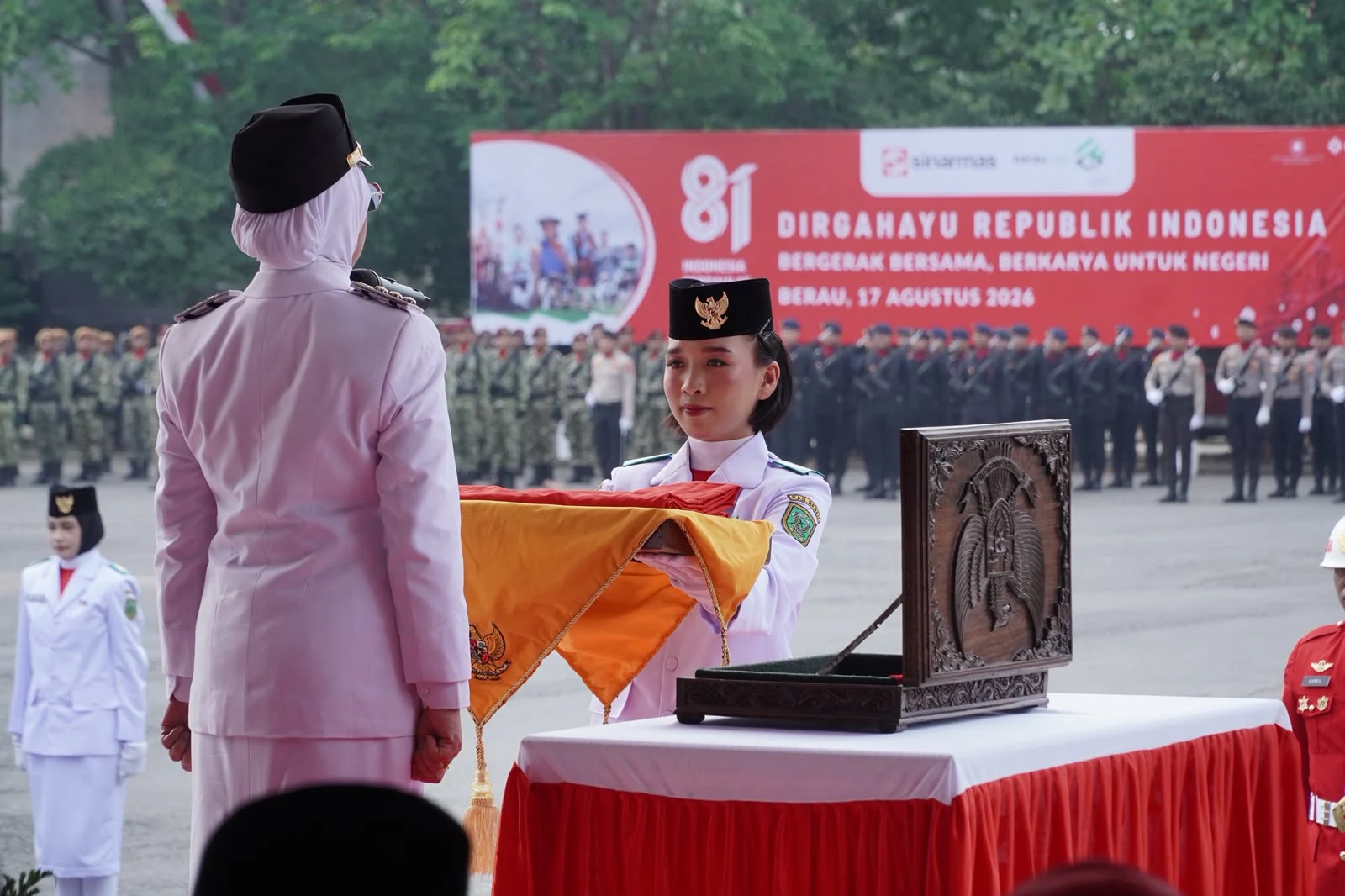 Langkah Fenny Angela dari Segah Menuju Pembawa Baki Paskibraka Berau
