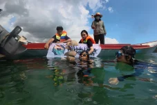 Mahasiswa UGM Pasang Bioreeftek dan Peta Ekosistem Laut, Pulihkan Terumbu Karang Teluk Sulaiman