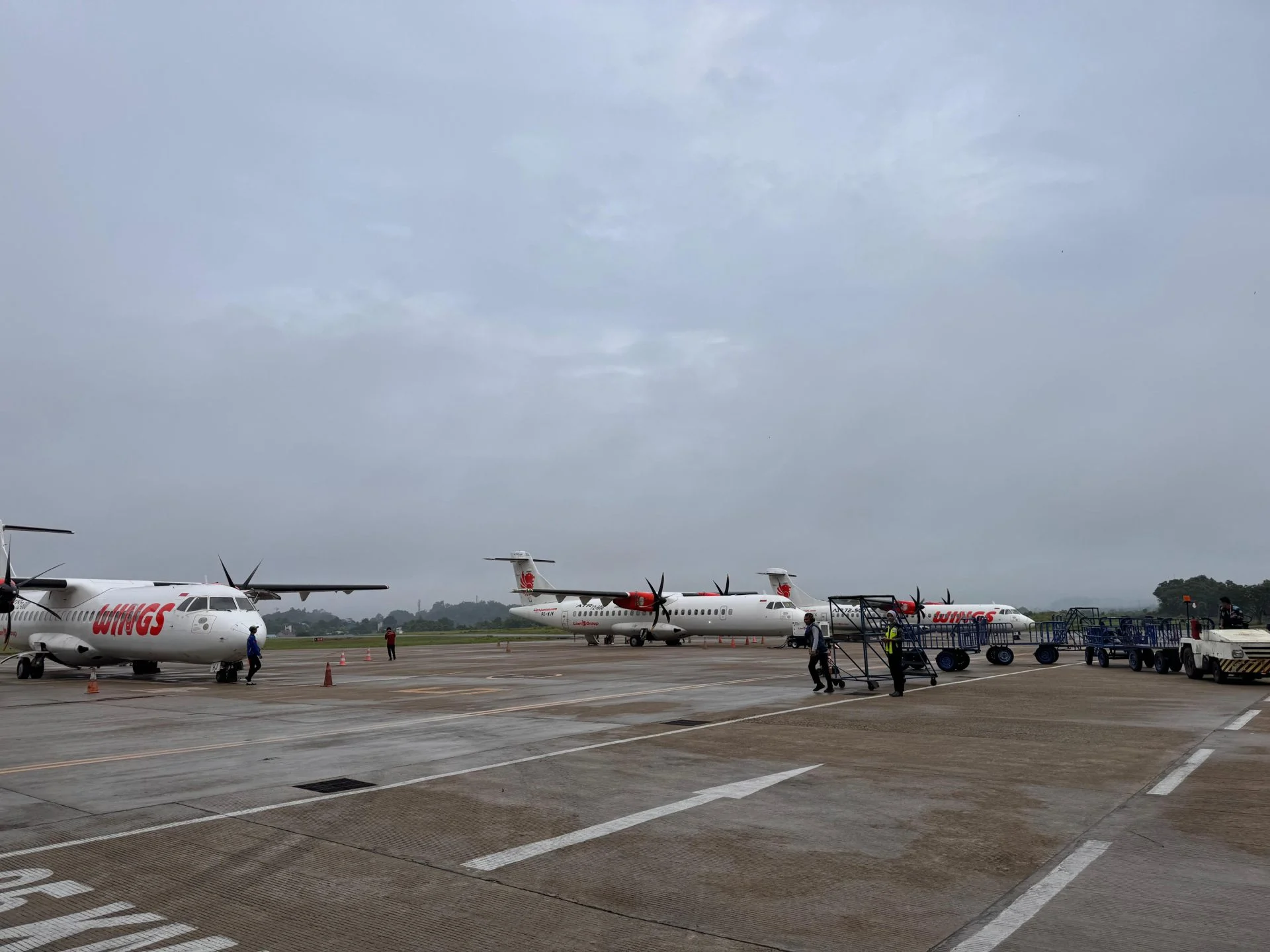 Dikepung Kabut Asap Karhutla, Jarak Pandang Bandara Kalimarau Berau Masih 8.000 Meter