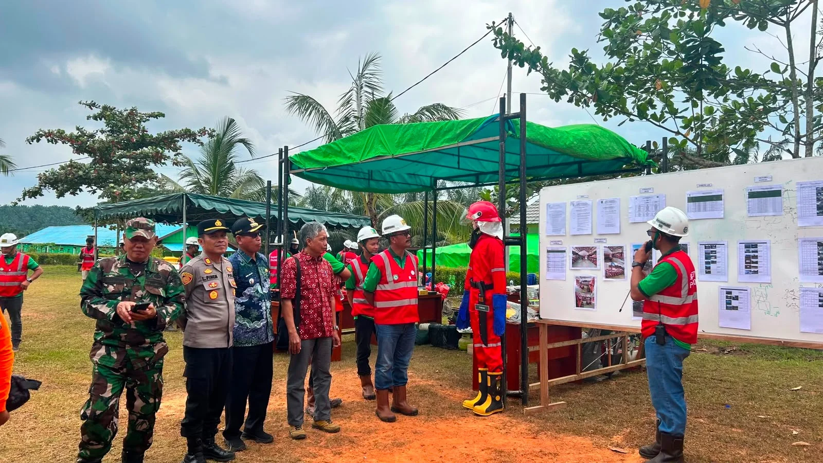 Perkuat Kesiapsiagaan Karhutla di Kelay, 3 Perusahaan TAP Group Gelar Apel Siaga dan Simulasi