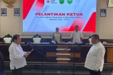 Resmi Dilantik, Pengurus PMI Berau Diminta Langsung Bantu Penanganan Karhutla