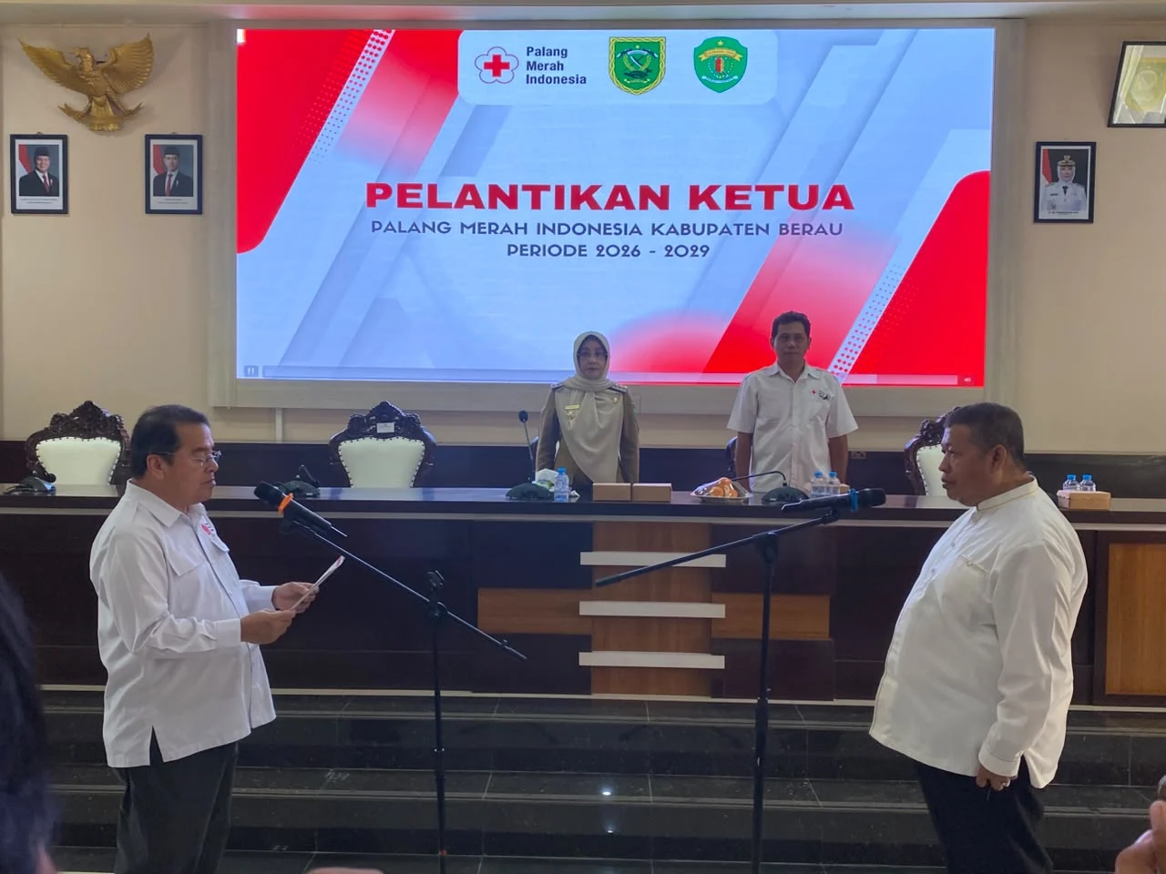Resmi Dilantik, Pengurus PMI Berau Diminta Langsung Bantu Penanganan Karhutla
