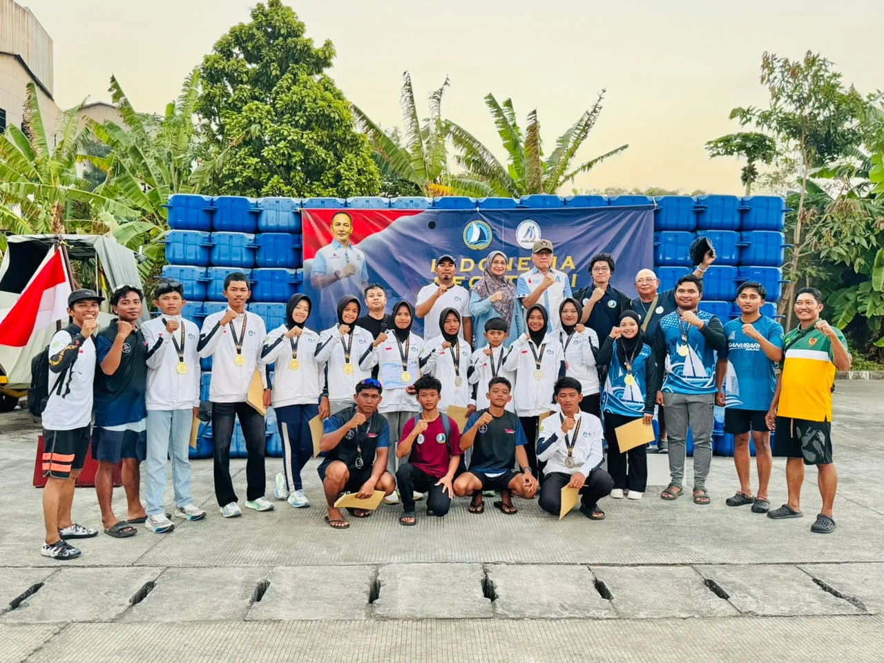 Atlet layar Kaltim meraih juara umum di Indonesia Regatta II & Kejuaraan Nasional Layar 2026 di Jakarta.