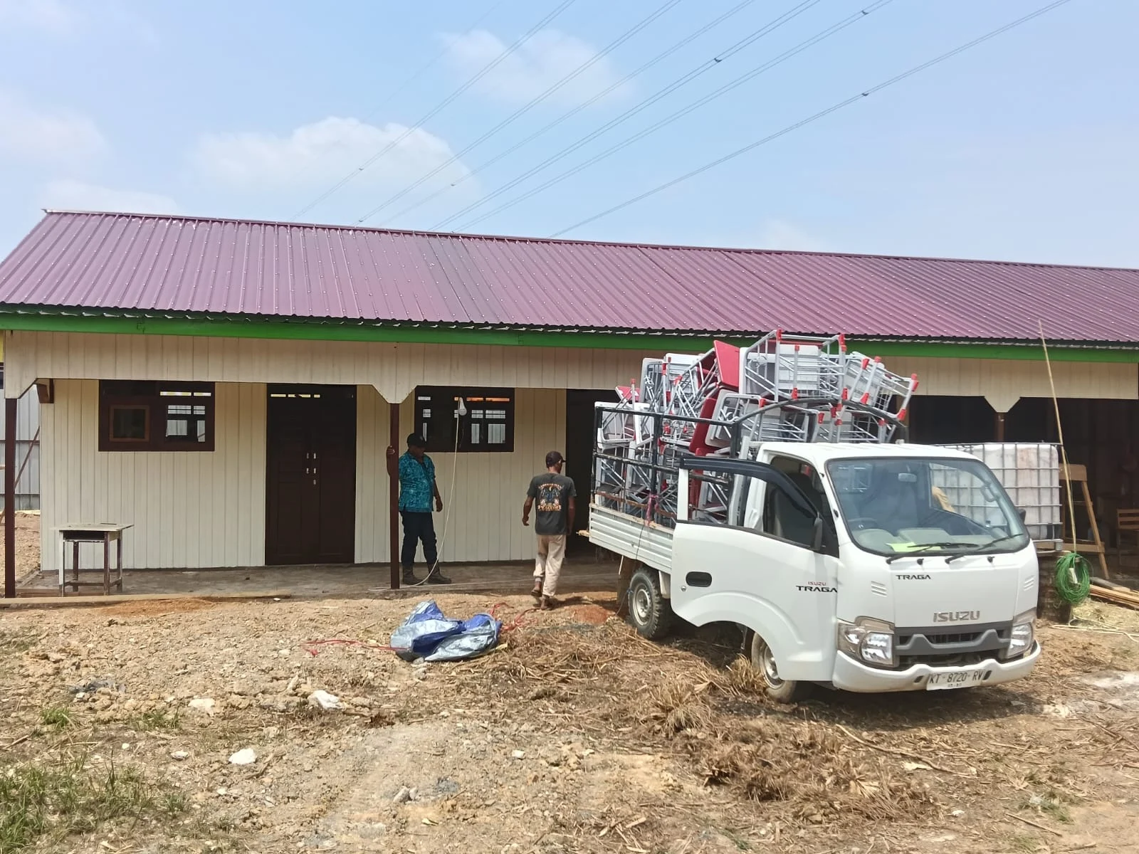 Pembangunan 3 Ruang Kelas SDN Filial 001 Birang Capai 95 Persen, Siap Digunakan Senin Mendatang