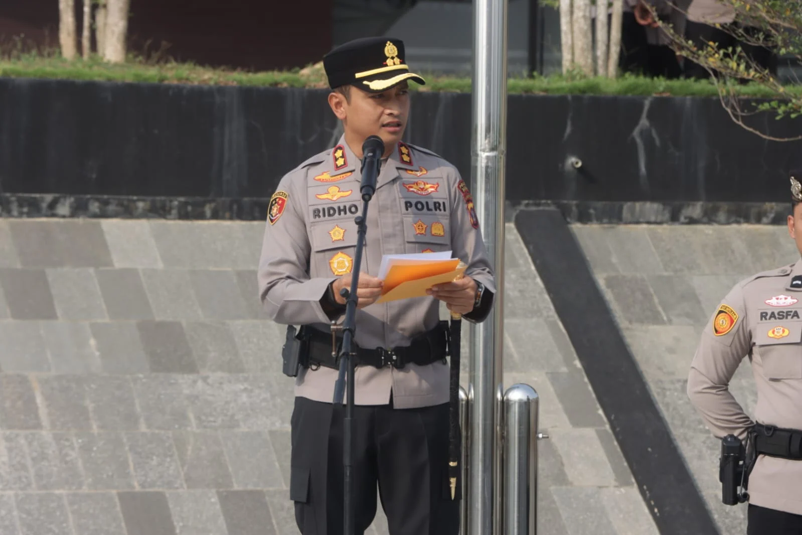 Kapolres Berau, AKBP Ridho Tri Putranto. 