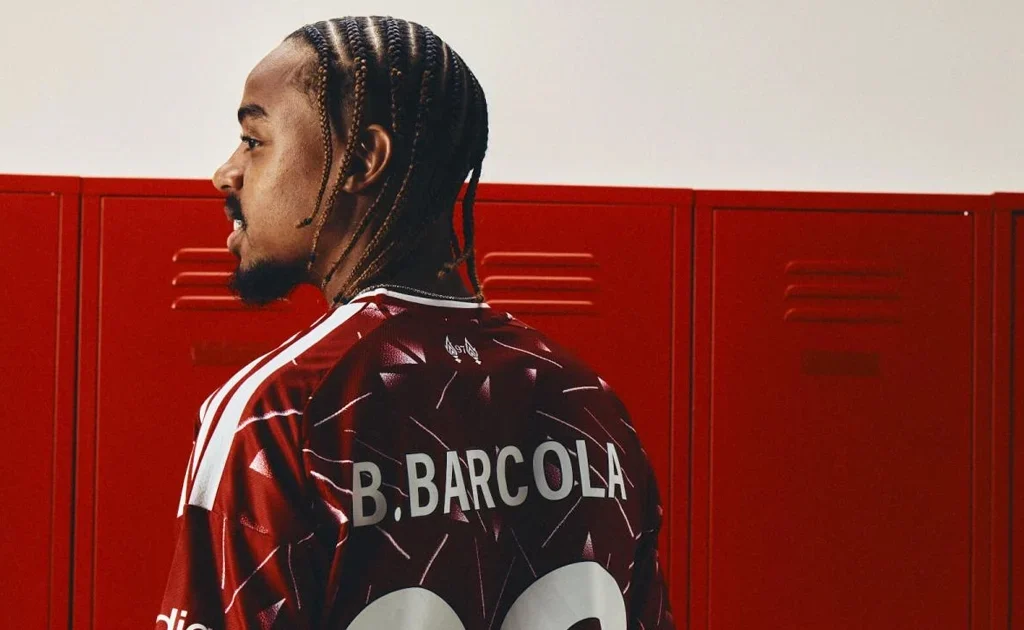 Pemain Liverpool Bradley Barcola (X/@LFC)