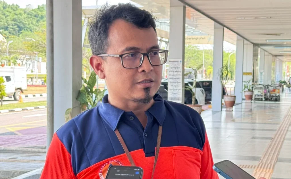Analis Kebencanaan Ahli Madya Kedeputian Bidang Penanganan Darurat BNPB, Tono Sumarsono (Zuhrie/BT)