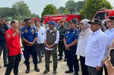 Ada Menhut Raja Juli Tinjau Karhutla Berau, Gamalis Minta Dukungan Alat Pemadam hingga Tingkat Kampung