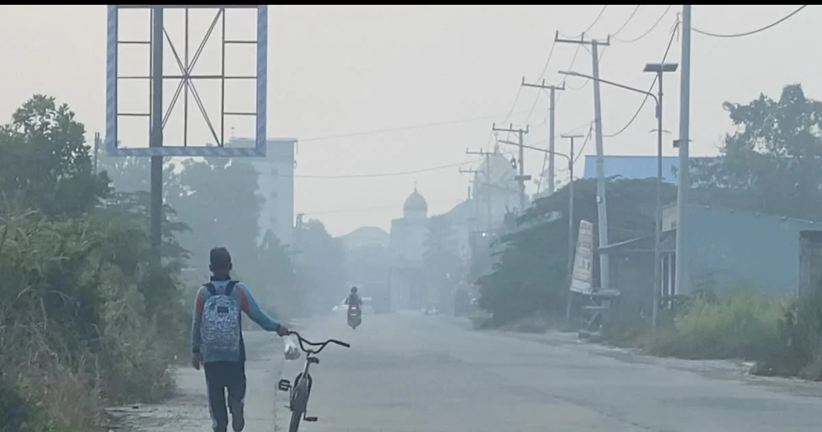 Berau Dikepung Kabut Asap, Aktivitas Sekolah di Tanjung Redeb Masih Berjalan Meski Kelas Mendidih