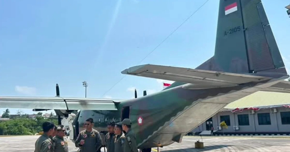 Atasi Karhutla di Kaltim, TNI AU Kirim Pesawat dukung Upaya Hujan Buatan