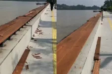 Kata DPUPR Berau Usai Kapal Logisitik Senggol Turap Tepian Ahmad Yani