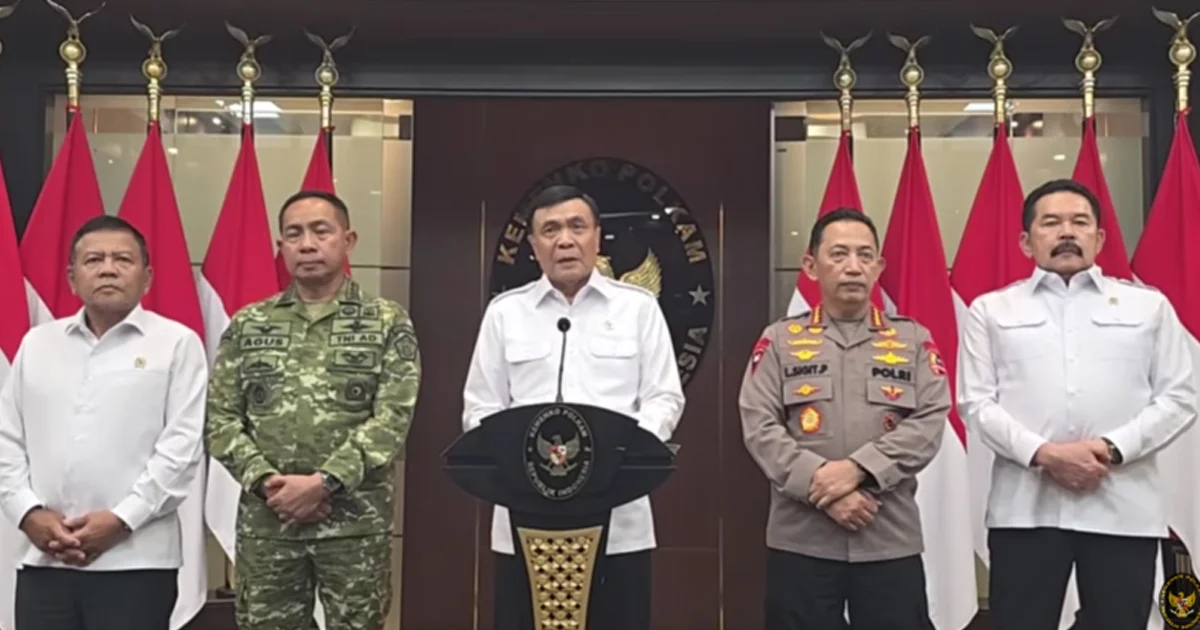 Menko Polkam Bantah Potensi Kerusuhan Bulan Agustus: Situasi Kita Mantap