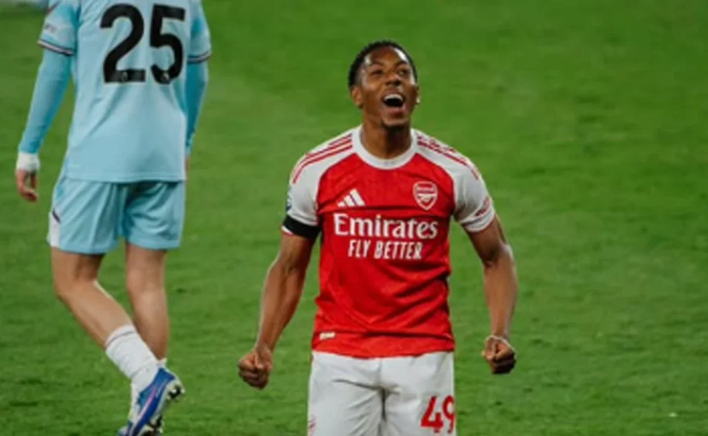 Pemain Arsenal Myles Lewis-Skelly (Instagram/@myleslewisskelly)