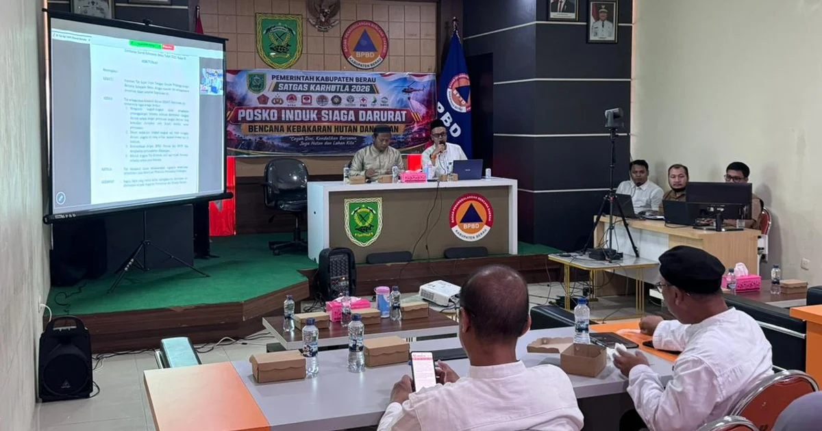 Seluruh Indikator Terpenuhi, Status Karhutla Berau Segera Naik Jadi Tanggap Darurat