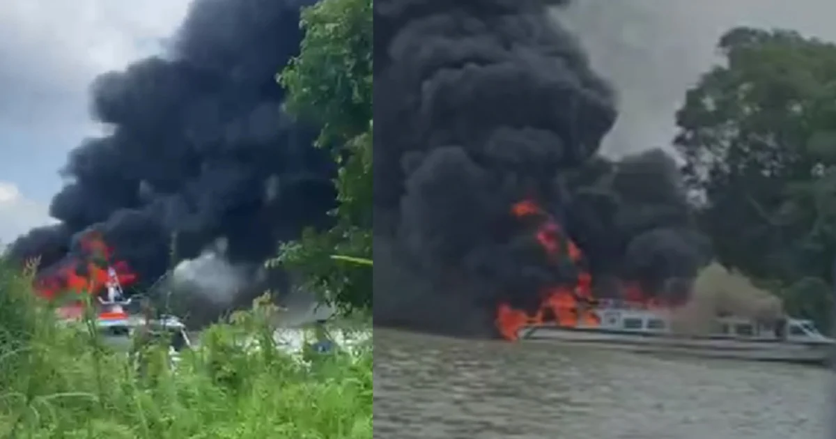 Speedboat Rute Tanjung Selor – Tarakan Terbakar di Salimbatu, Penumpang Dievakuasi