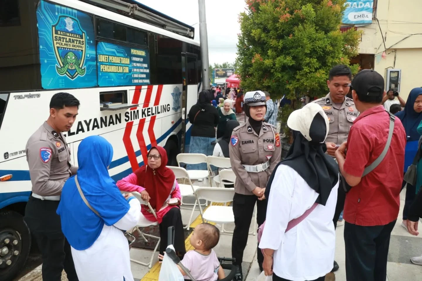 Layanan SIM Keliling Berau, Jadwal Hari Ini Pemohon Dilayani di Tepian Jalan Ahmad Yani