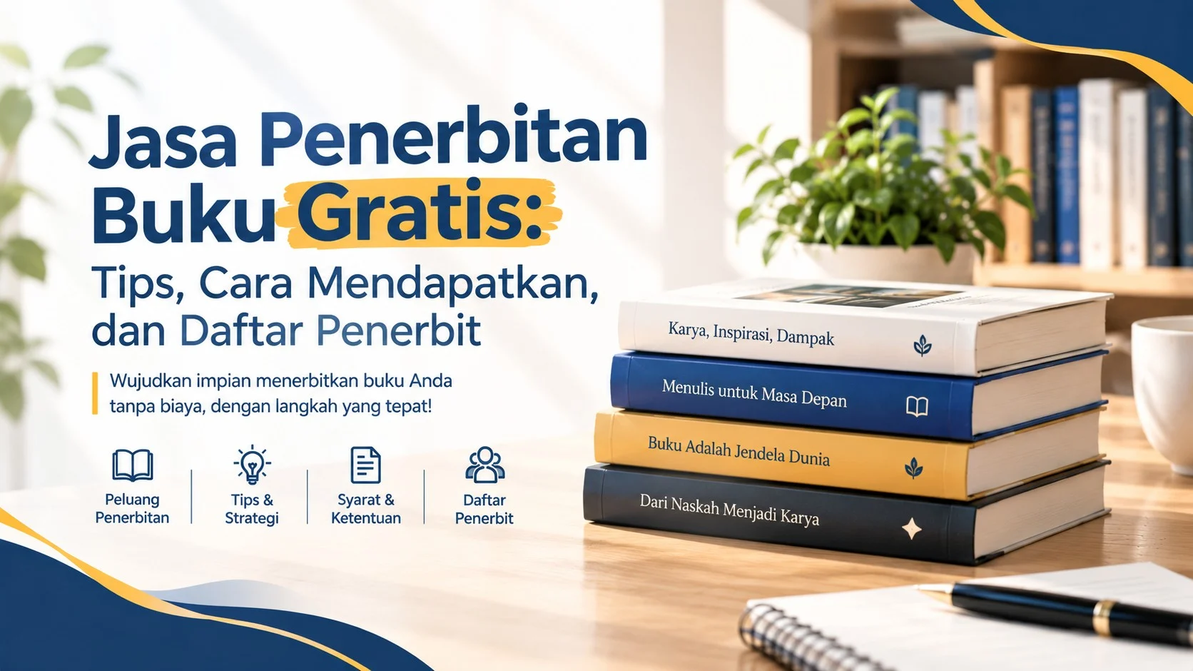 Jasa Penerbitan Buku Gratis: Tips, Cara Mendapatkan, dan Daftar Penerbit