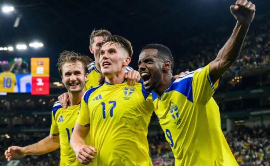 Skuad Timnas Swedia di UEFA Nations League. (IG@viktorgyokeres)