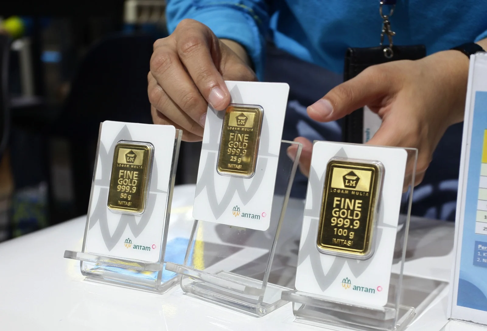Emas Antam Berau Hari Ini Anjlok Rp17.000, Cek Harga di LM Antam dan Galeri 24