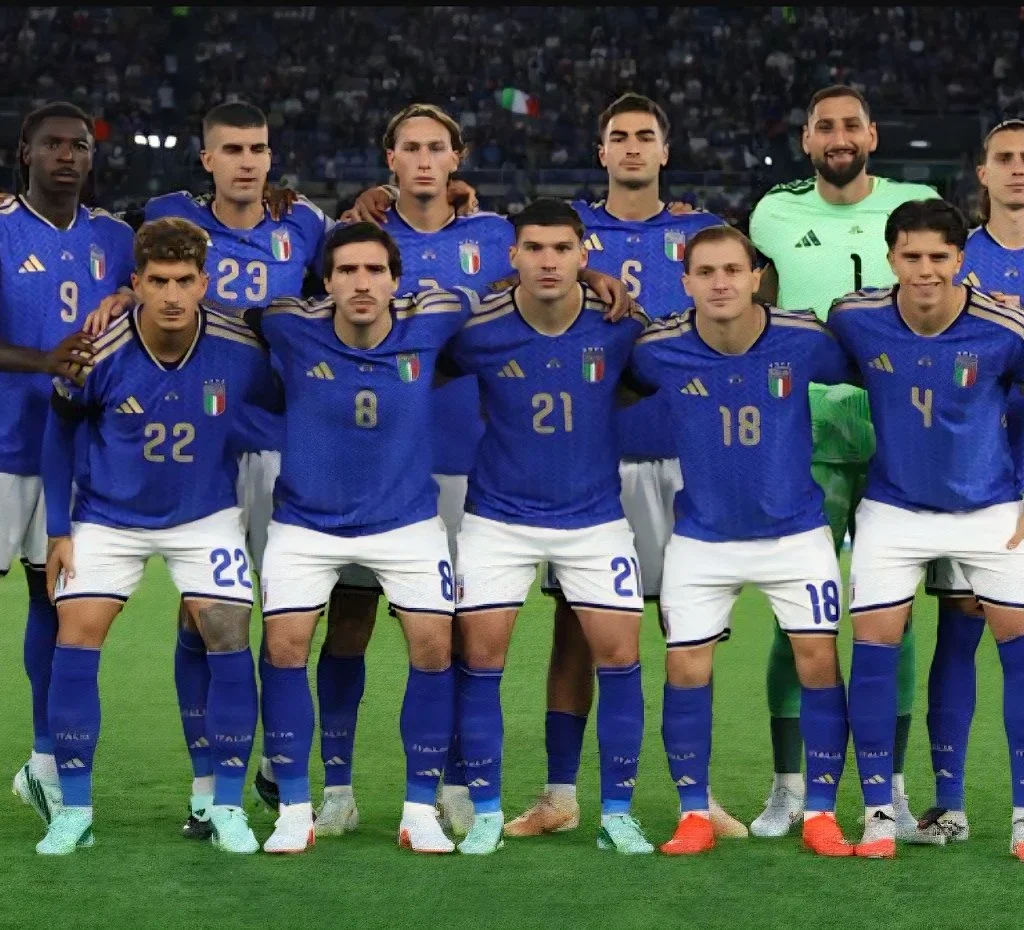 Skuad Timnas Italia di UEFA Nations League. (x/@junsayama1208)