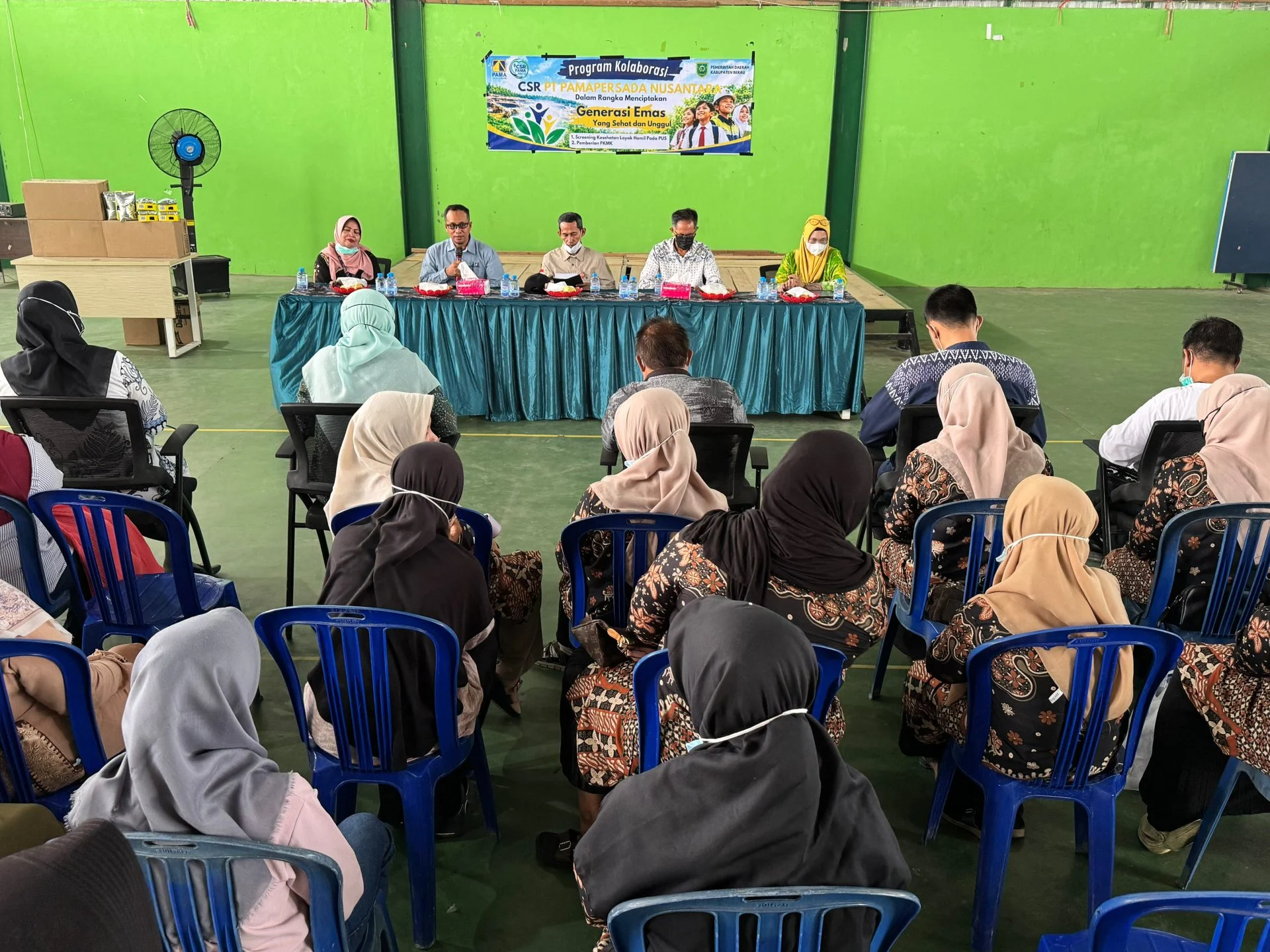 Perkuat Posyandu, Kampung Gurimbang Gandeng PAMA Cegah Stunting dan Gizi Buruk