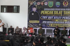 Uji Skill dan Terapkan Aturan Baru, Pesilat Berau-Bulungan Panaskan Persiapan Porprov 2026
