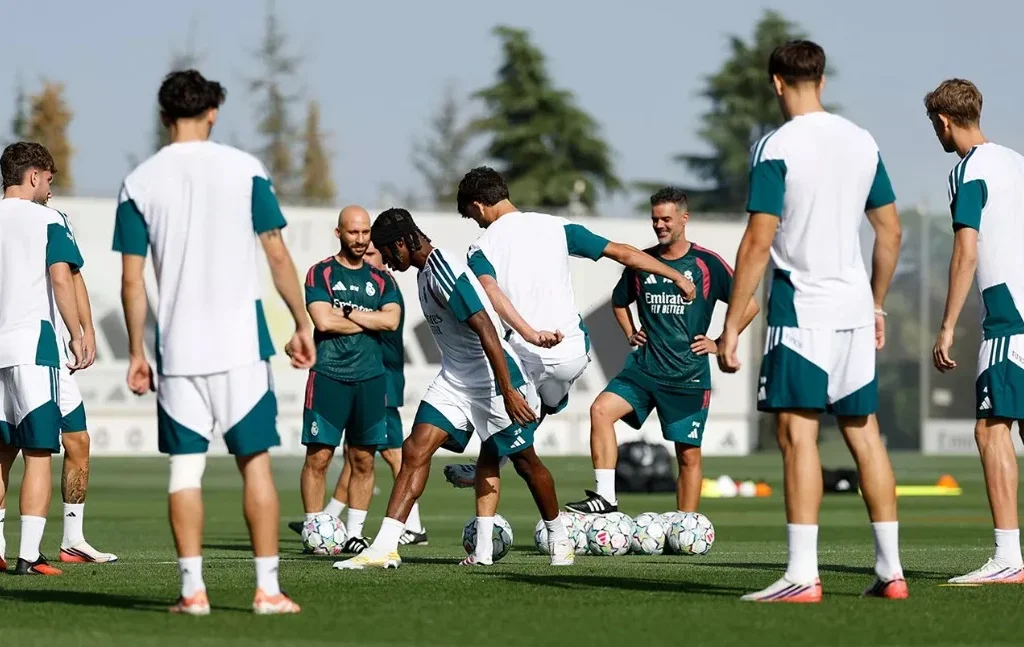 Latihan skuad Real Madrid