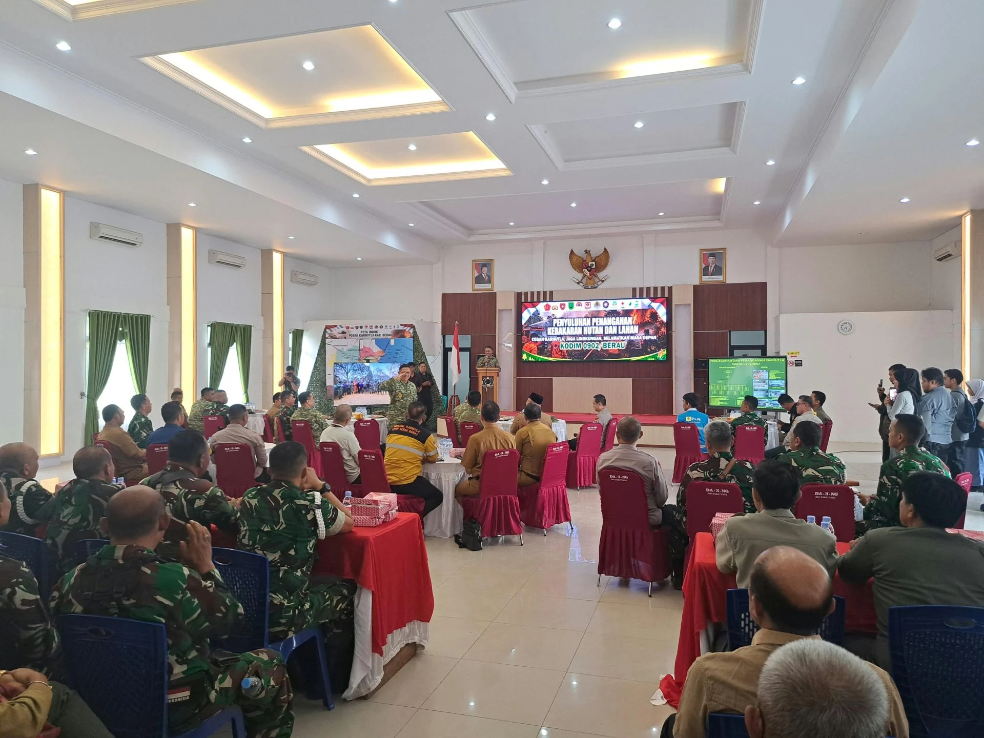 Tim Mabes TNI Beri Penyuluhan Karhutla di Berau, Warga Diminta Utamakan Pencegahan