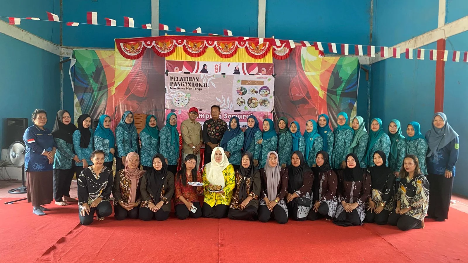 Mariani saat menjadi narasumber pangan lokal di kegiatan Dinas Pangan Berau.