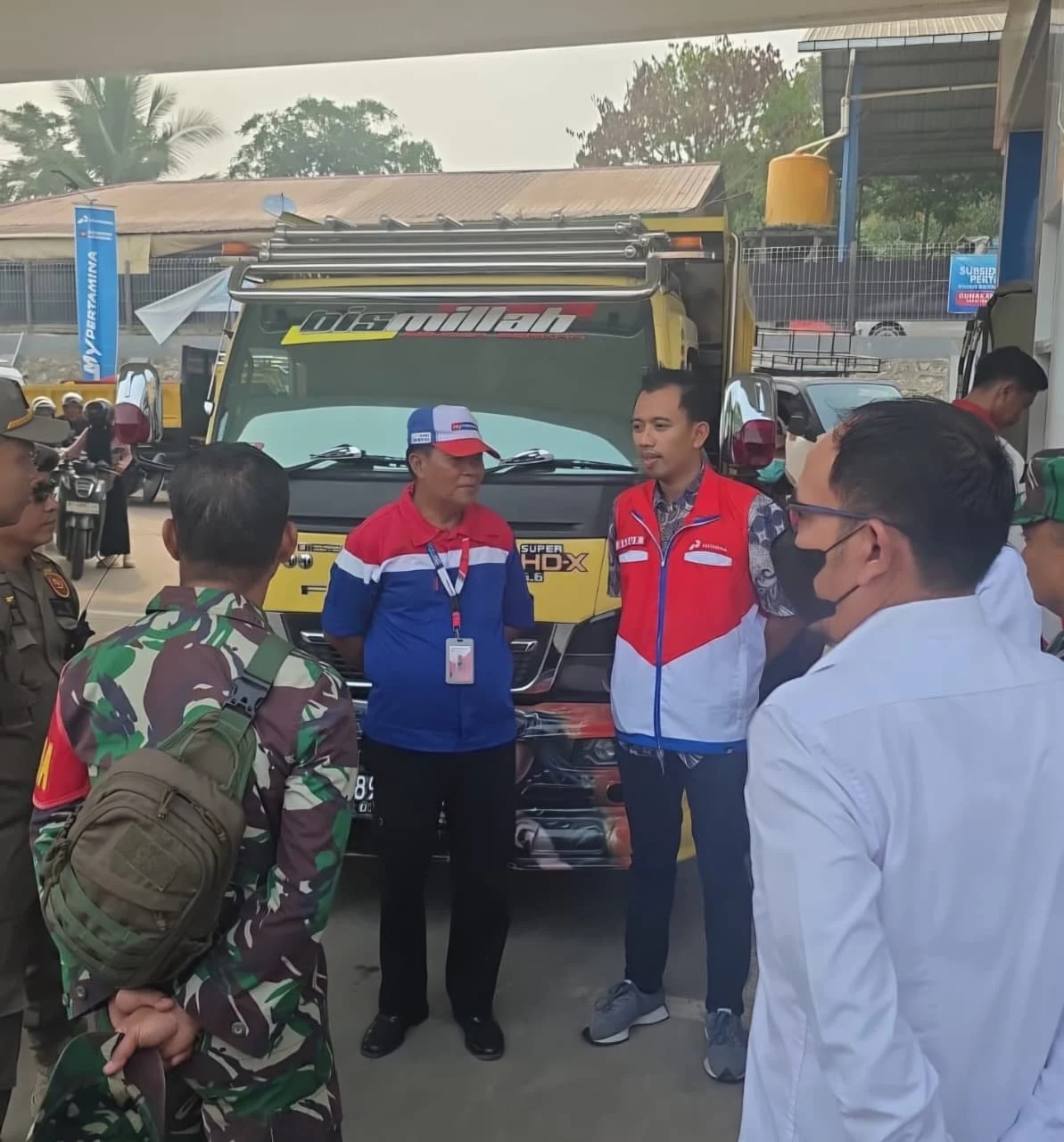 Pemantauan penyaluran BBM di sejumlah SPBU oleh Pertamina dan Forkopimda Berau. (ist)