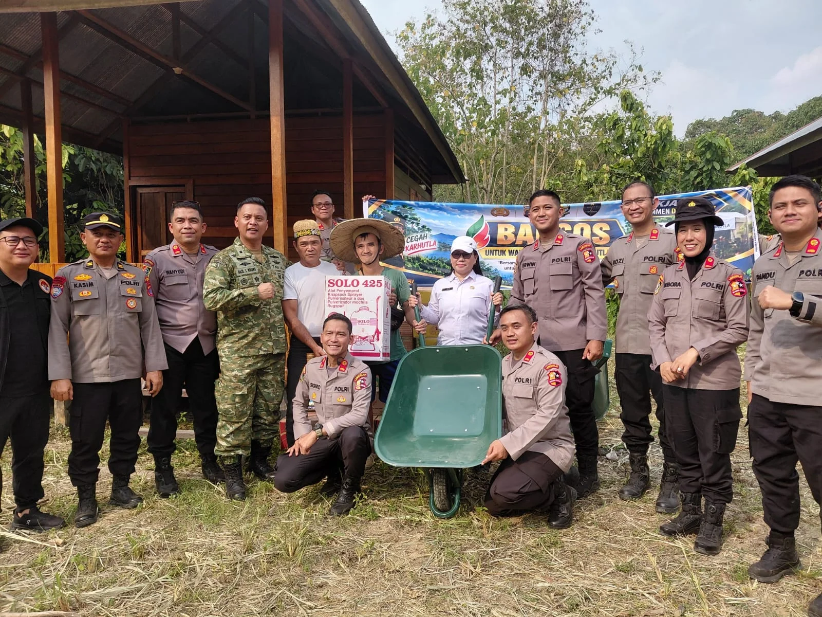 Kuliah Kerja Profesi (KKP) peserta Sespimmen Polri Dikreg ke-67 Tahun 2026 di Kampung Merasa, Kecamatan Kelay, Rabu (9/9/2026).