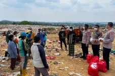 Serdik Sespimmen Polri Sasar TPA Bujangga, Edukasi Warga Cegah Karhutla