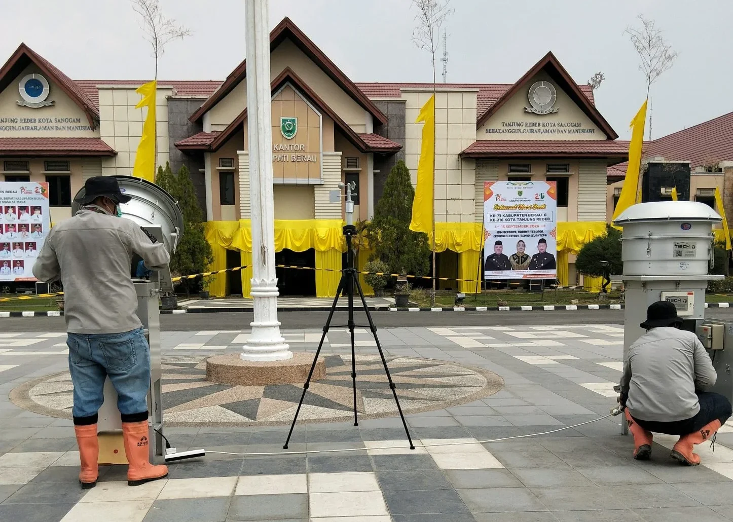 Kabut Asap Tambah Pekat, DLHK Berau Kembali Uji Kualitas Udara