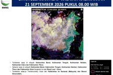Hujan Deras Turun, Kabut Asap Berau Berangsur Hilang