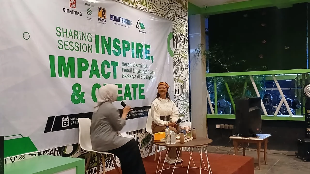 Tebarkan Energi Positif, Vania Herlambang Ajak Generasi Muda Berau Peduli Isu Lingkungan