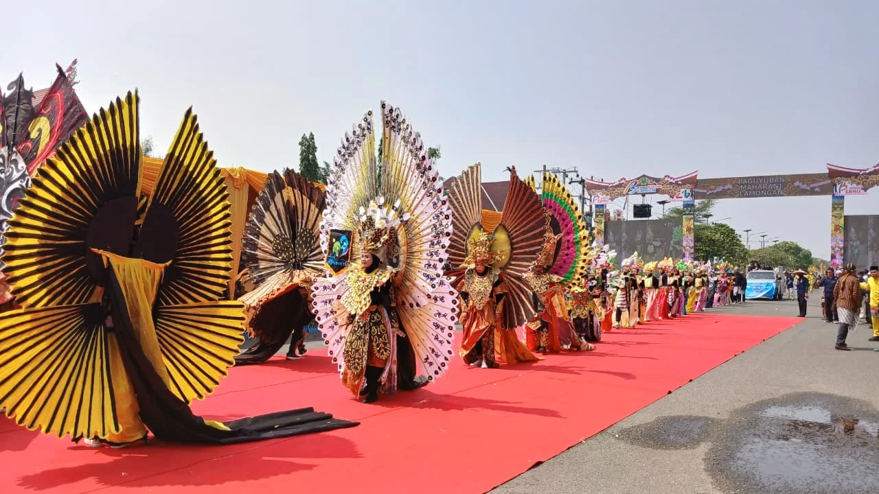 Para peserta Berau Ethno Carnival 2026. (Adrikni/BT)