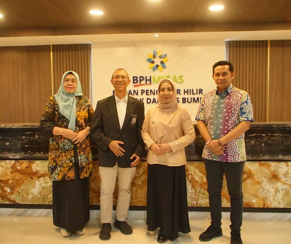 Bupati Berau, Sri Juniarsih Mas, didampingi Ketua DPRD Berau, Dedy Okto Nooryanto, melakukan audiensi dengan BPH Migas di Auditorium Cendrawasih, Kantor Pusat BPH Migas, Jakarta, Senin (28/9/2026).