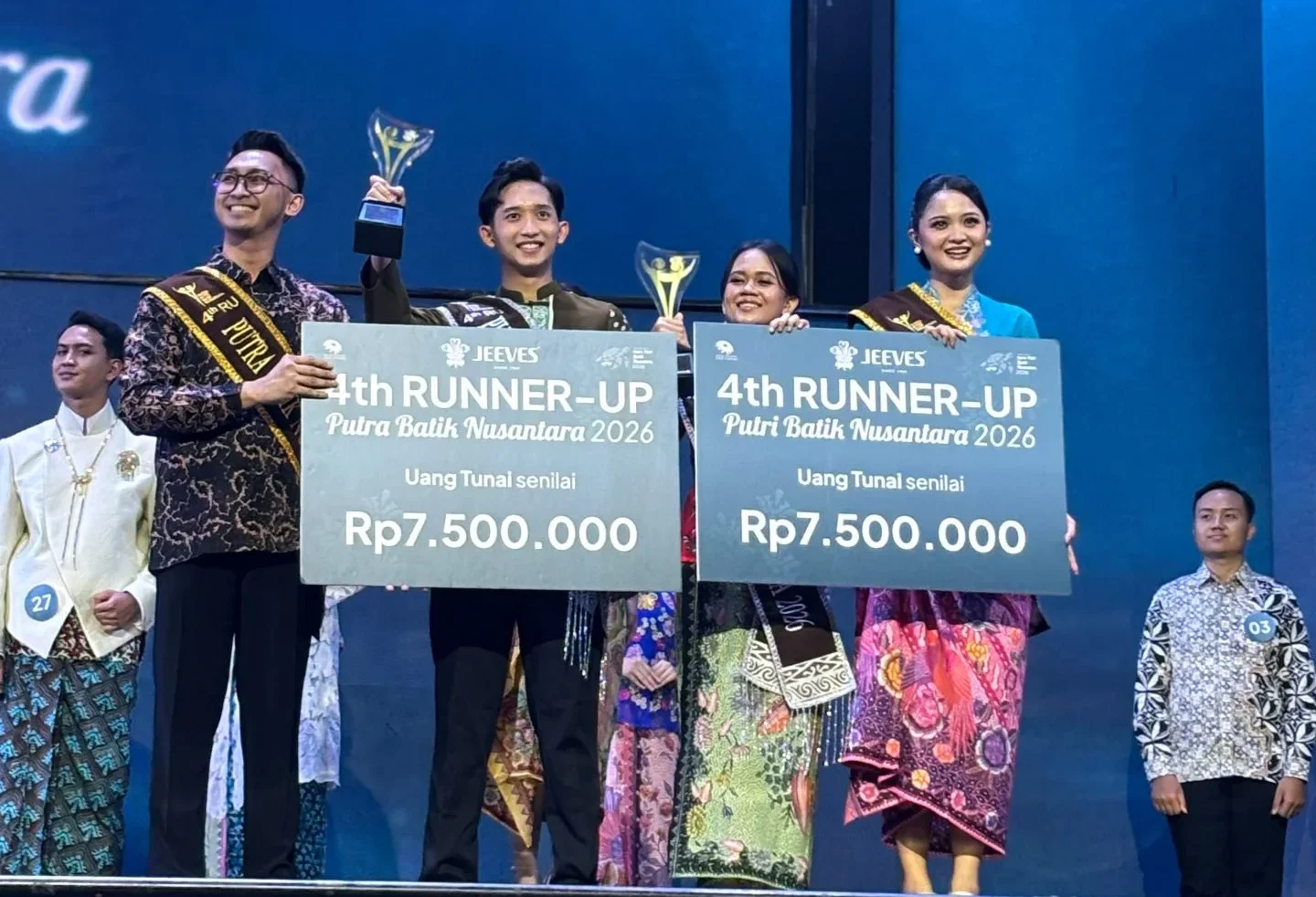 Bulqis Sastra Juara 5 Putra Putri Batik Nusantara, Bukti Generasi Muda Berau Mampu Bersaing Tingkat Nasional 