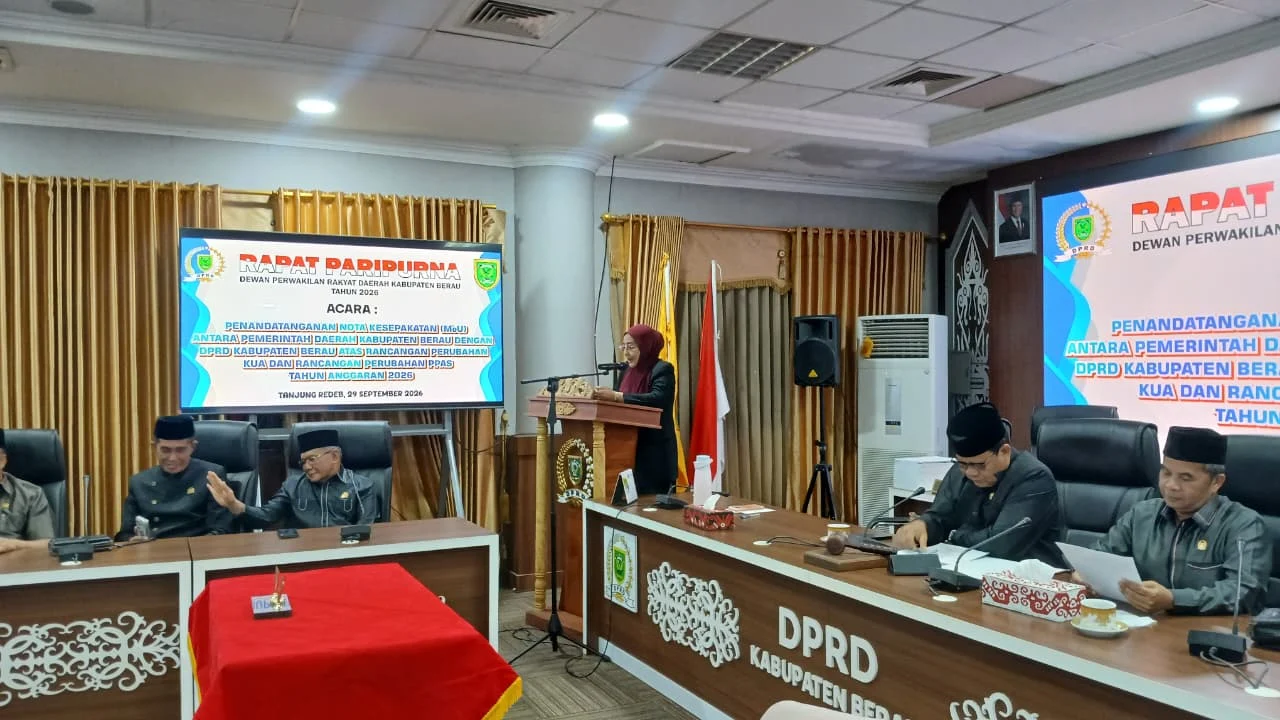 Pendapatan Berau Naik Hampir Rp950 Miliar, APBD Perubahan 2026 Disepakati Rp3,946 Triliun