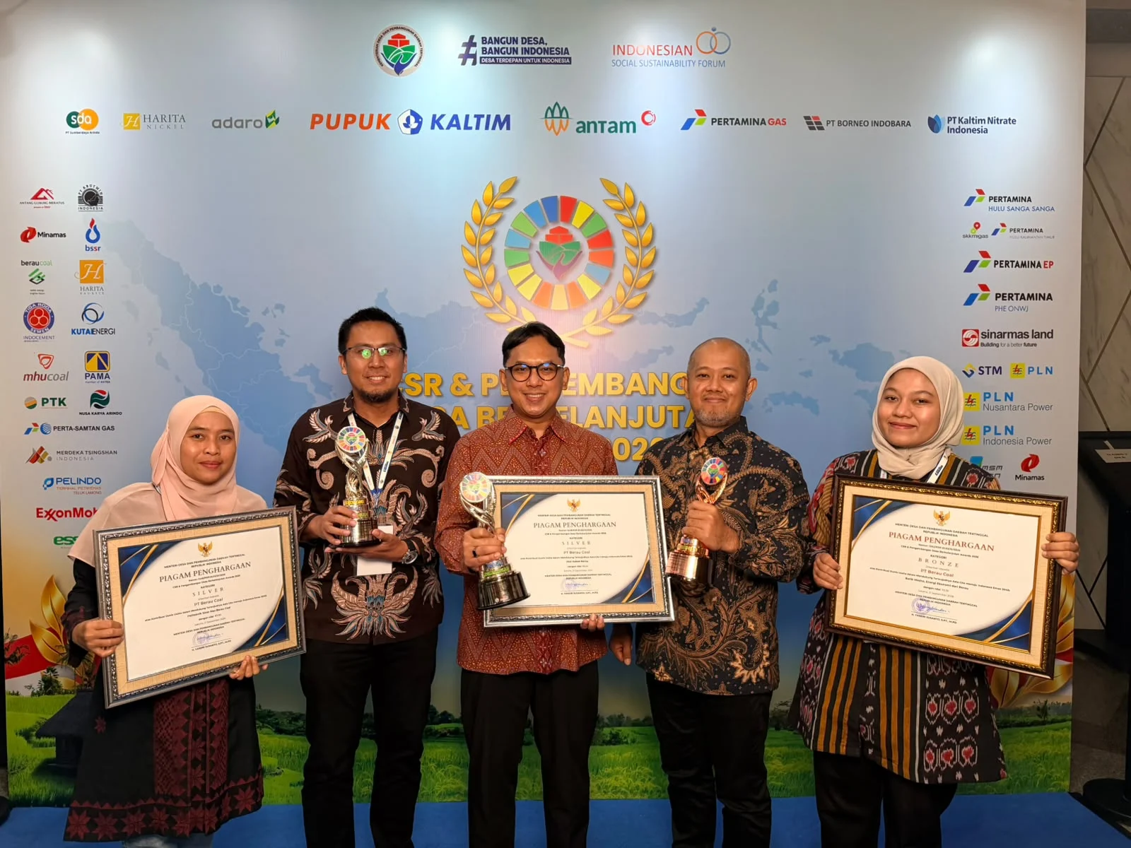 Raih 3 Penghargaan dari Kemendes PDT, Berau Coal Buktikan Kontribusi untuk Desa dan Masyarakat