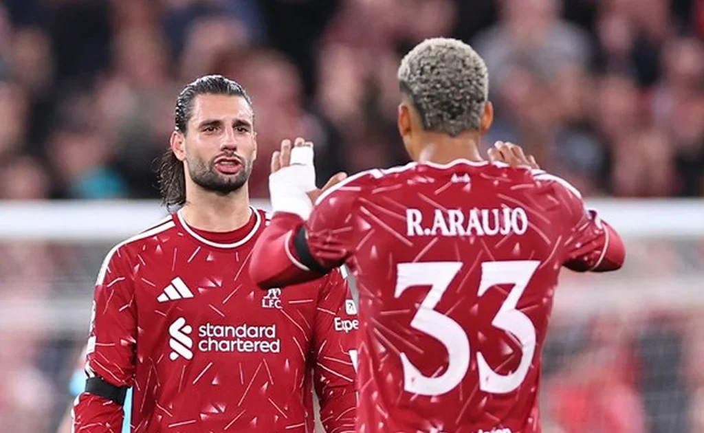 Pemain Liverpool Ronald Araujo (X/@LFC)