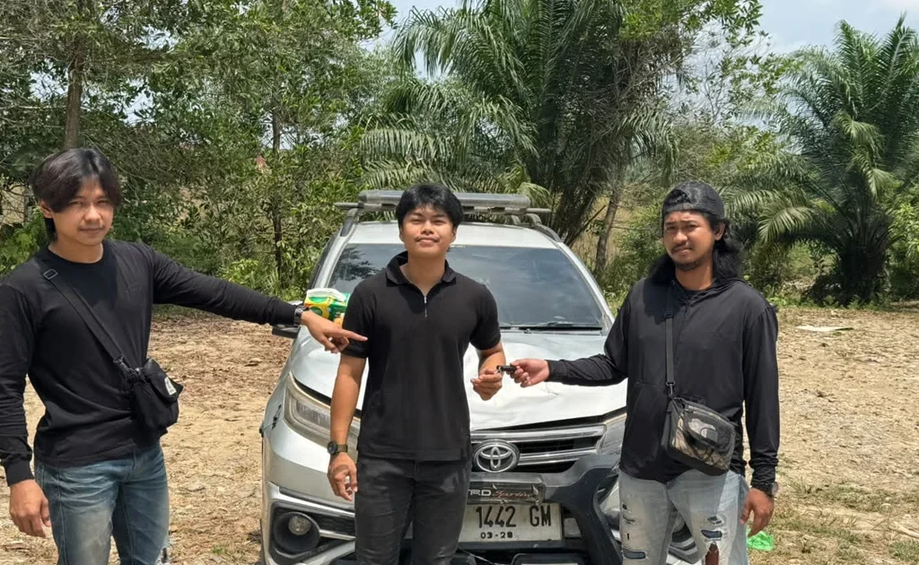 Barang bukti mobil pembawa jeriken BBM Bersubsidi diamankan Polda Kaltara (Dok. Polda Kaltara)